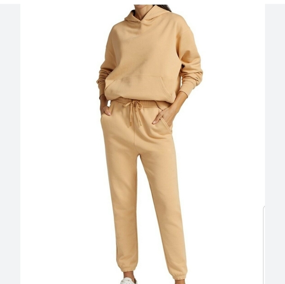 Weworewhat yellow sweatpants/shirt set - Picture 2 of 4